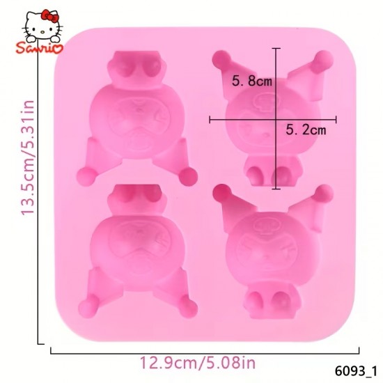 YY6093 Kuromi Bebek 4lü Set Silikon Kalıp